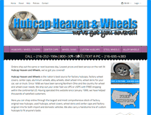 Tablet Screenshot of hubcapheavenonline.com